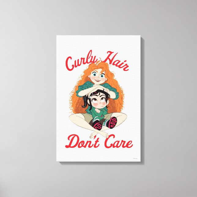 Ralph Breaks the Internet | Merida - Curly Hair Canvas Print (Front)