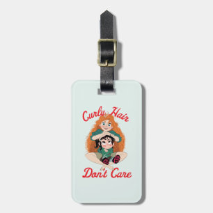 Ralph Breaks the Internet Merida - Curly Hair Luggage Tag