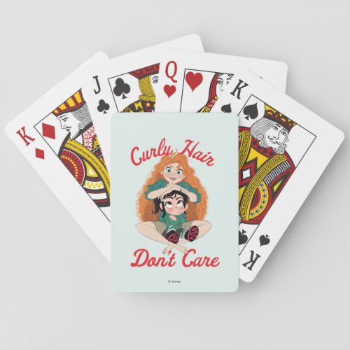 Ralph Breaks the Internet  Merida _ Curly Hair Playing Cards