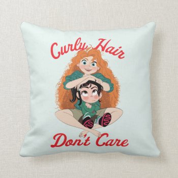 Ralph Breaks The Internet | Merida - Curly Hair Throw Pillow by wreckitralph at Zazzle