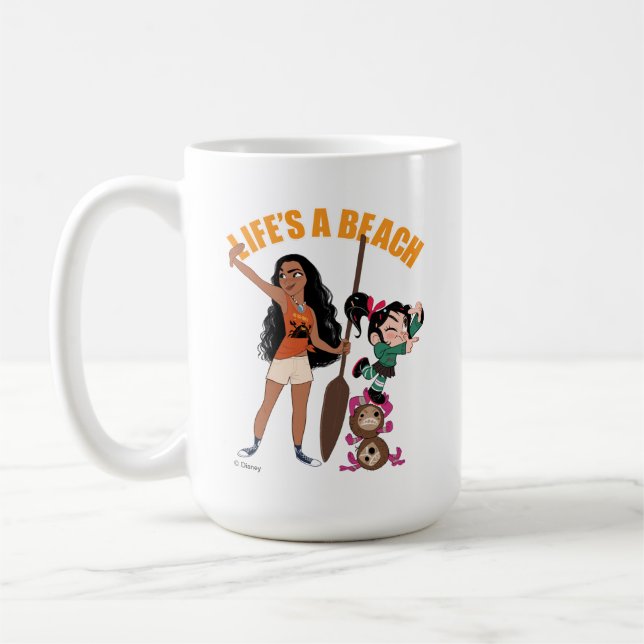 Ralph Breaks the Internet | Moana - Life's a Beach Coffee Mug (Left)