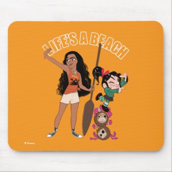 Ralph Breaks The Internet | Moana - Life's A Beach Mouse Pad by wreckitralph at Zazzle