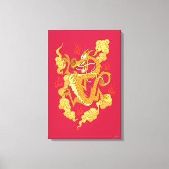 Ralph Breaks The Internet | Mulan - Dragon Canvas Print by wreckitralph at Zazzle