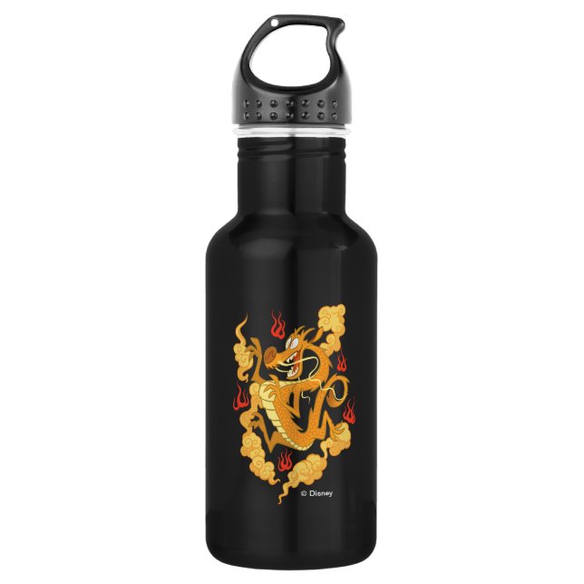 Ralph Breaks the Internet | Mulan - Dragon Stainless Steel Water Bottle (Front)