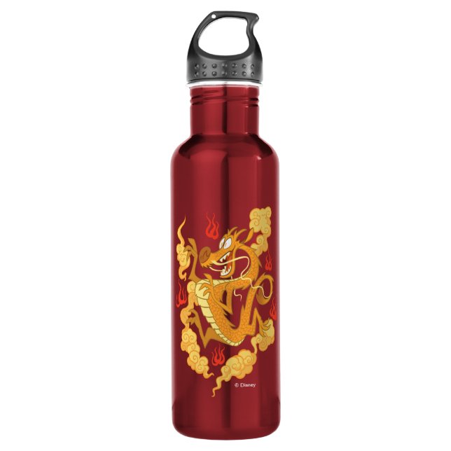 Ralph Breaks the Internet | Mulan - Dragon Stainless Steel Water Bottle (Front)