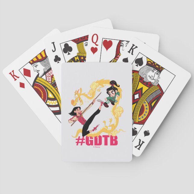 Ralph Breaks the Internet | Mulan #GDTB Poker Cards (Back)