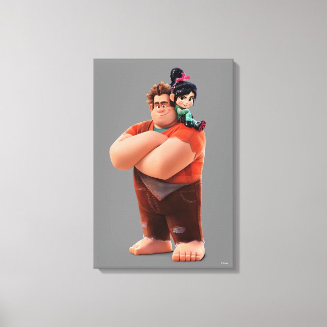 Ralph Breaks the Internet | Ralph & Vanellope Canvas Print (Front)
