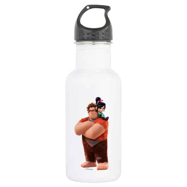 Ralph Breaks the Internet | Ralph & Vanellope Stainless Steel Water Bottle (Front)