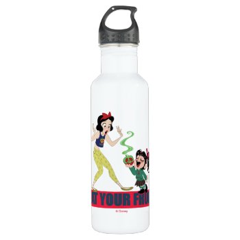 Ralph Breaks The Internet | Snow White & Vanellope Stainless Steel Water Bottle by wreckitralph at Zazzle
