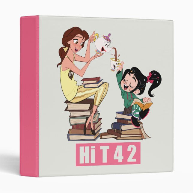 Ralph Breaks the Internet | Vanellope & Belle 3 Ring Binder (Front/Spine)