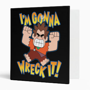 Ralph I'm Gonna Wreck It! 3 Ring Binder