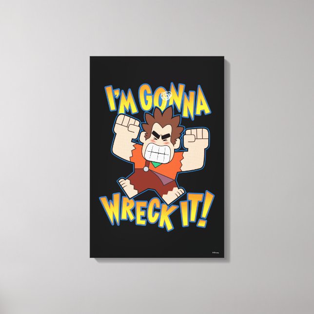 Ralph | I'm Gonna Wreck It! Canvas Print (Front)