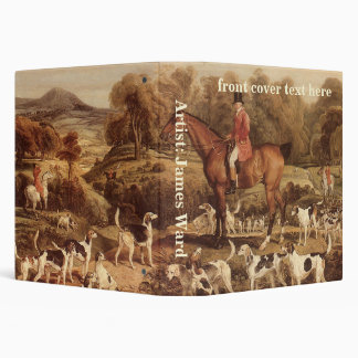 Ralph Lambton and his Hounds by James Ward 3 Ring Binder