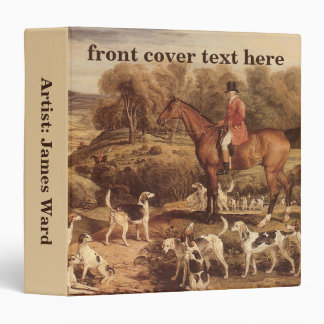 Ralph Lambton and his Hounds by James Ward 3 Ring Binder