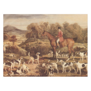 Ralph Lambton and his Hounds by James Ward Tablecloth