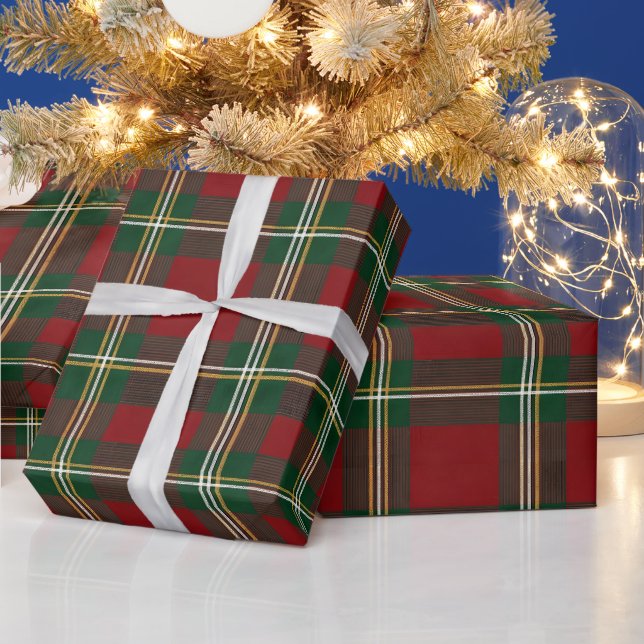 Ralph Lauren Tartan Plaid Christmas Wrapping Paper (Holidays)