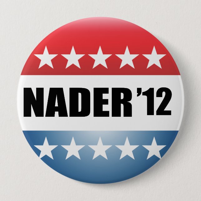 RALPH NADER PINBACK BUTTON (Front)