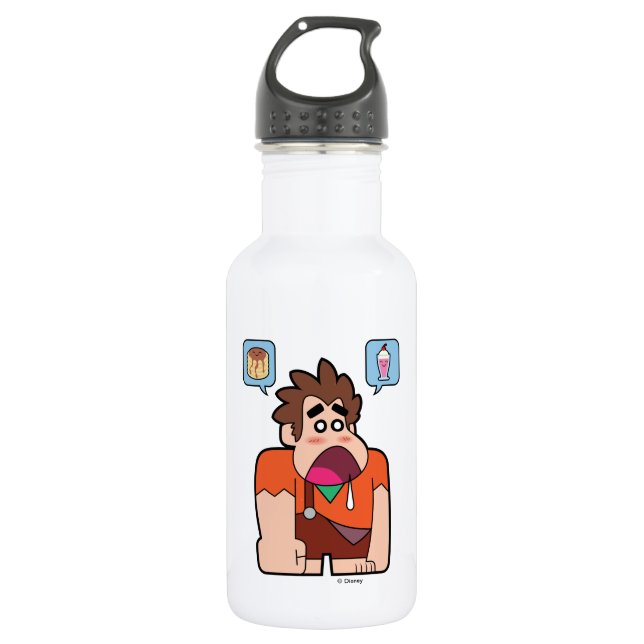 Ralph | Pancake, Milkshake Stainless Steel Water Bottle (Front)