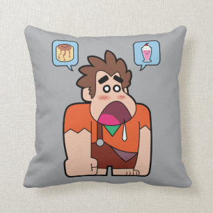 Ralph   Pancake, Milkshake Throw Pillow