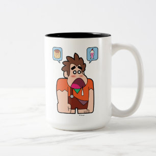 Ralph Pancake, Milkshake Two-Tone Coffee Mug