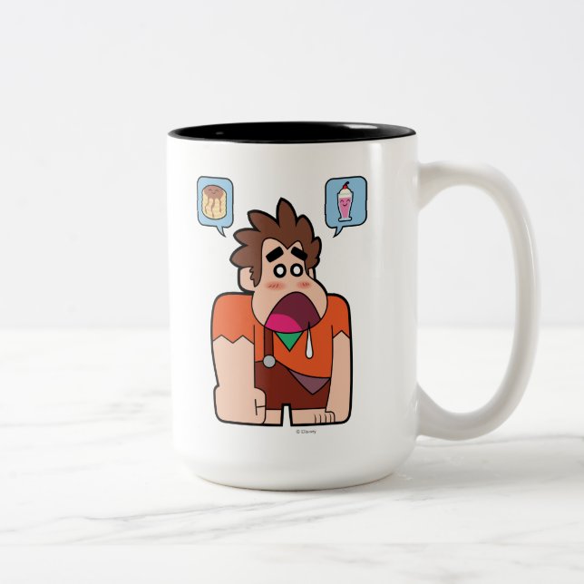 Ralph | Pancake, Milkshake Two-Tone Coffee Mug (Right)