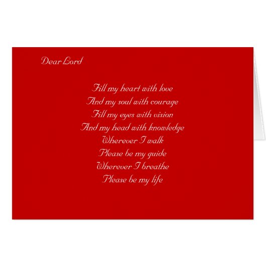 Ralph Staples-Prayer religious Cards (Front Horizontal)