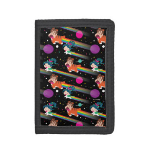 Ralph & Vanellope Happy Caturday! Tri-fold Wallet
