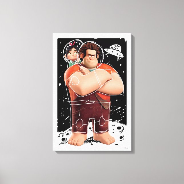 Ralph & Vanellope | Hey Rockets! Cool... Canvas Print (Front)