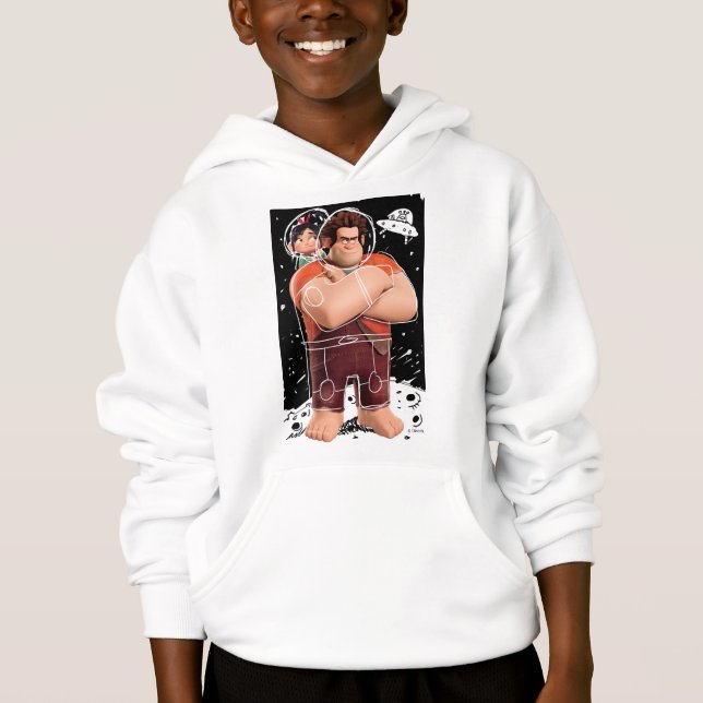 Ralph & Vanellope | Hey Rockets! Cool... Hoodie (Front)