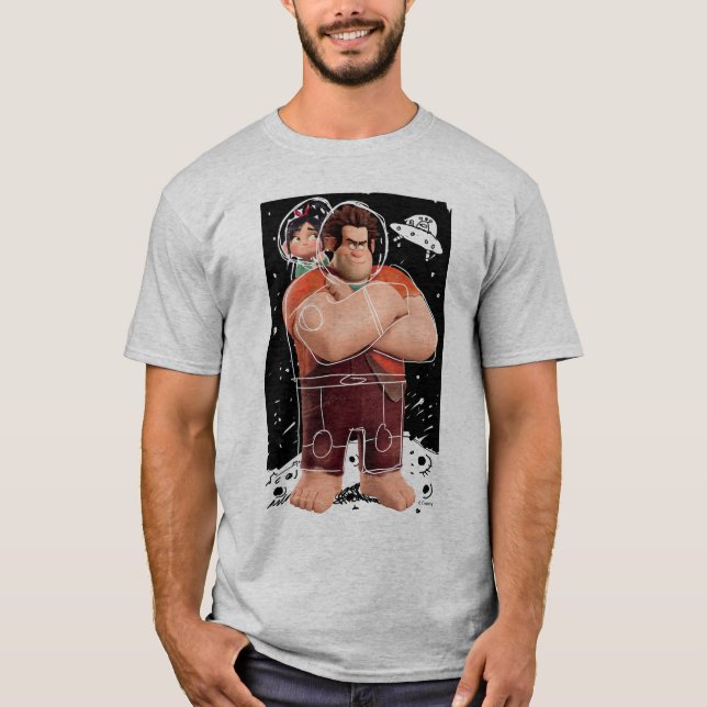 Ralph & Vanellope | Hey Rockets! Cool... T-Shirt (Front)