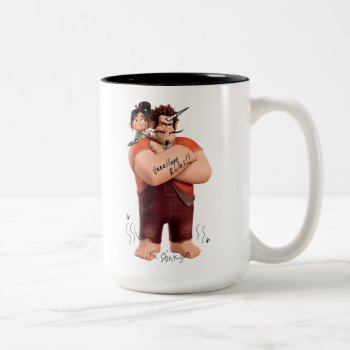 Ralph & Vanellope | Vanellope Rules! Two-tone Coffee Mug by wreckitralph at Zazzle