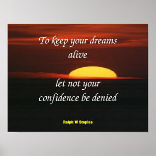 Ralph W Staples Philosophy Poster