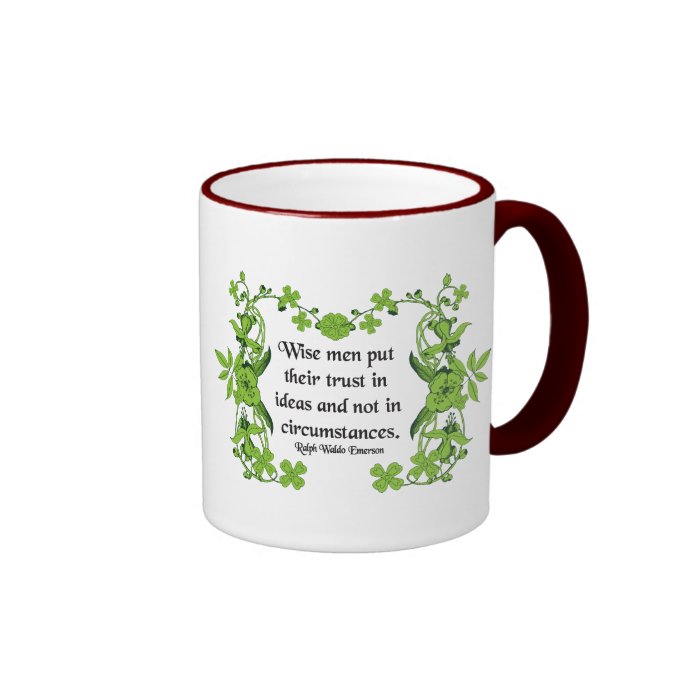 Ralph Waldo Emerson Quote   Wise Men Coffee Mugs