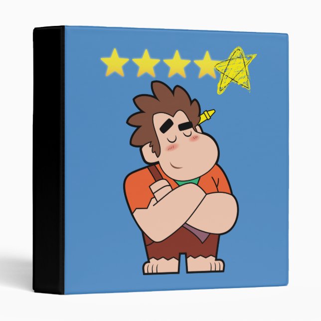 Ralph | We're Gonna Win! 3 Ring Binder (Front/Spine)