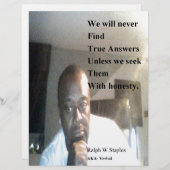 Ralph Wisden Staples (Front/Back)