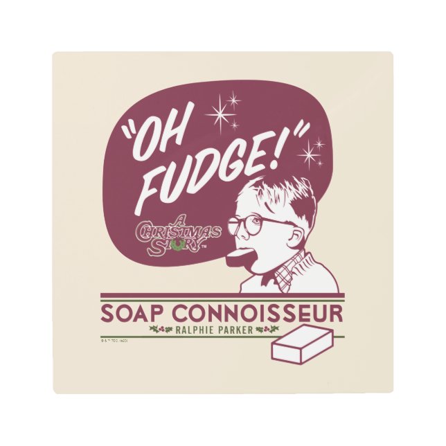 Ralphie Parker - Soap Connoisseur Metal Print (Front)