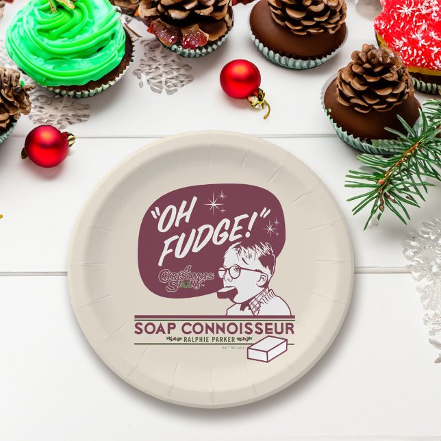 Ralphie Parker - Soap Connoisseur Paper Plates (Plate on table)