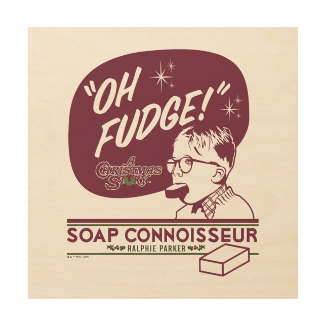 Ralphie Parker - Soap Connoisseur Wood Wall Art (Front)