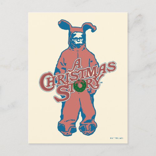 Ralphie  Pink Nightmare Holiday Postcard