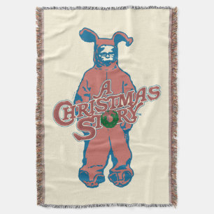 Ralphie Pink Nightmare Throw Blanket