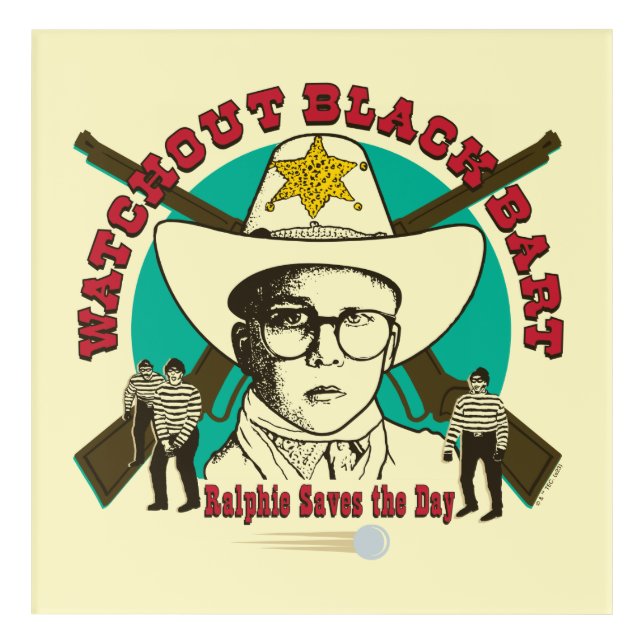 Ralphie Saves the Day Acrylic Print (Front)