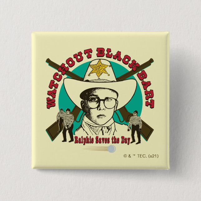 Ralphie Saves the Day Button (Front)