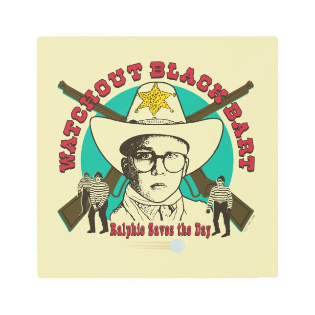 Ralphie Saves the Day Metal Print (Front)