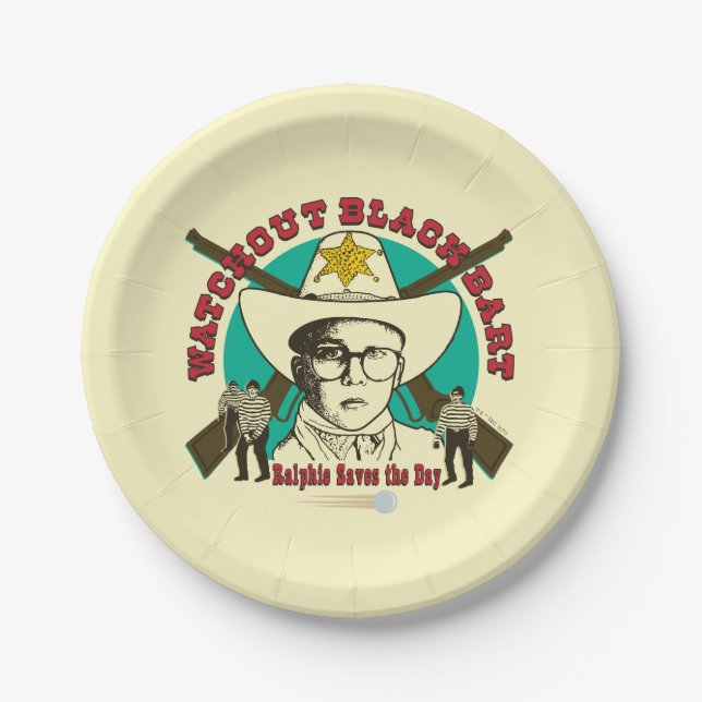 Ralphie Saves the Day Paper Plates (Front)