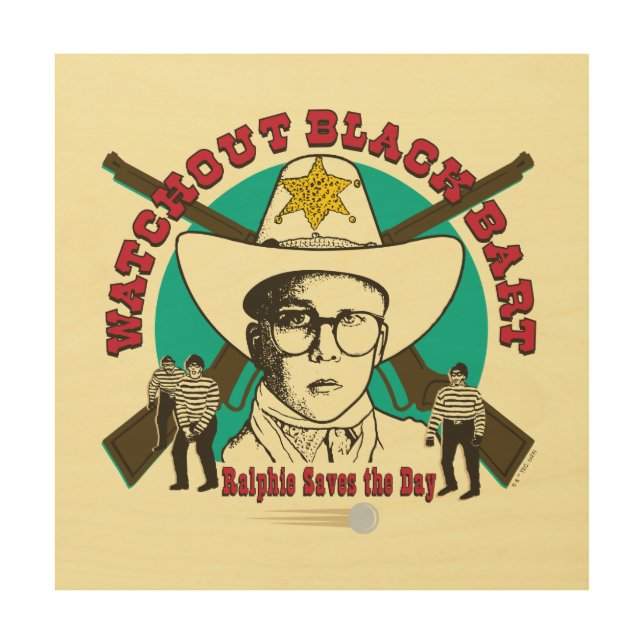 Ralphie Saves the Day Wood Wall Art (Front)