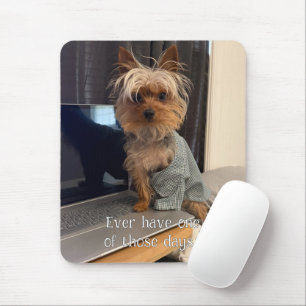 Ralphie the Teacup Yorkie One of Those Days Mouse Pad
