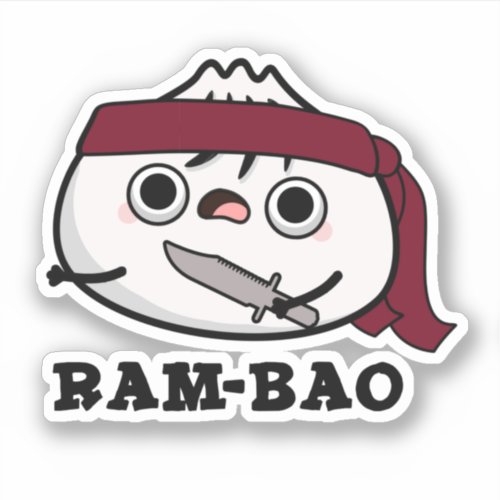 Ram_bao Funny Soldier Dimsun Pun Sticker