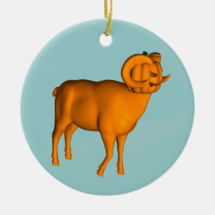Ram Ceramic Ornament