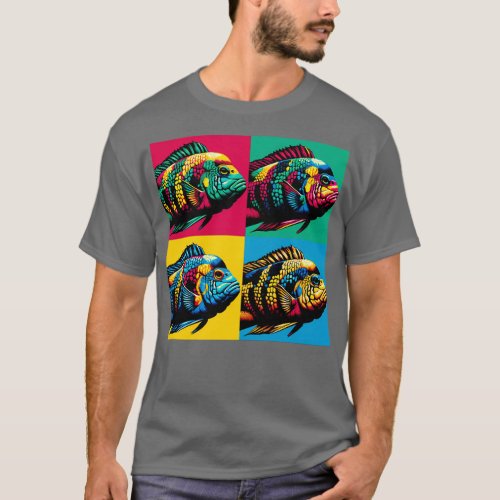 Ram Cichlid Cool Tropical Fish T_Shirt