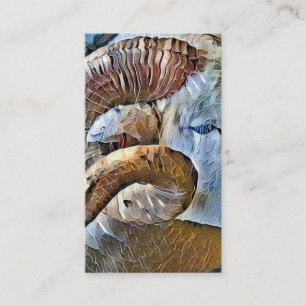 RAM FARM ANIMAL BUSINESS CARD